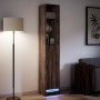 Aparador con LED madera ingeniería marrón roble 36x32,5x200 cm de , Aparadores - Ref: Foro24-852130, Precio: 95,99 €, Descuen...