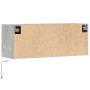 Mueble de TV de pared con luces LED gris hormigón 100x31x35 cm de , Muebles TV - Ref: Foro24-852365, Precio: 75,99 €, Descuen...