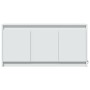 TV stand with LED lights, engineered wood, white, 100x34x50 cm by , TV Furniture - Ref: Foro24-852208, Price: 88,94 €, Discou...