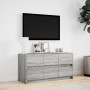 TV stand with LED in gray Sonoma engineered wood 100x34x50 cm by , TV Furniture - Ref: Foro24-852220, Price: 116,61 €, Discou...