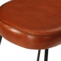 High table set and 3-piece solid mango wood and metal stools by , Furniture sets for kitchens and dining rooms - Ref: Foro24-...