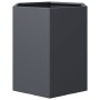 Hexagonal planter in anthracite grey steel, 46x40x45 cm by , Pots and planters - Ref: Foro24-851112, Price: 46,05 €, Discount: %