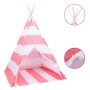 Kinder-Tipi-Zelt und gestreifte Pfirsichhauttasche 120x120x150cm von vidaXL, Spielzelte und Tunnel - Ref: Foro24-80274, Preis...