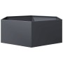 Hexagonal planter in anthracite grey steel, 138x120x45 cm by , Pots and planters - Ref: Foro24-851138, Price: 105,29 €, Disco...