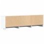 Mueble de TV con LED madera de ingeniería blanco 140x34x40 cm de , Muebles TV - Ref: Foro24-852243, Precio: 111,66 €, Descuen...