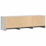 TV stand in gray Sonoma engineered wood 140x34x40 cm by , TV Furniture - Ref: Foro24-852248, Price: 100,99 €, Discount: %