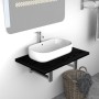 Mueble de cuarto de baño negro 60x40x16,3 cm de , Muebles de baño - Ref: Foro24-283807, Precio: 42,29 €, Descuento: %