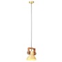 Round industrial hanging lamp 25 W brass 19 cm E27 by , Lamps - Ref: Foro24-320534, Price: 36,36 €, Discount: %