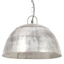 Vintage hanging lamp 25 W silver round 41 cm E27 by , Lamps - Ref: Foro24-320541, Price: 73,99 €, Discount: %