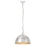 Vintage hanging lamp 25 W silver round 41 cm E27 by , Lamps - Ref: Foro24-320541, Price: 73,99 €, Discount: %