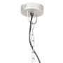 Vintage hanging lamp 25 W silver round 41 cm E27 by , Lamps - Ref: Foro24-320541, Price: 73,99 €, Discount: %