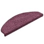 Alfombra de peldaño de escalera 15 uds morado oscuro 65x21x4 cm de , Alfombrillas para escalones - Ref: Foro24-322385, Precio...