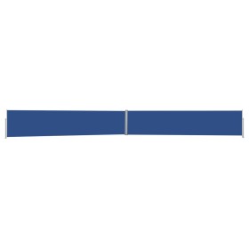 Toldo lateral retráctil para patio azul 170x1200 cm de vidaXL, Sombrillas - Ref: Foro24-313397, Precio: 155,17 €, Descuento: %