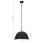 Runde Vintage-Hängeleuchte 25 W schwarz 41 cm E27 von , Lampen - Ref: Foro24-320543, Preis: 67,01 €, Rabatt: %