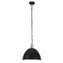 Round vintage hanging lamp 25 W black 31 cm E27 by , Lamps - Ref: Foro24-320548, Price: 45,47 €, Discount: %