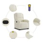 Sillón reclinable de masaje eléctrico elevable terciopelo crema de , Sillones - Ref: Foro24-3204342, Precio: 347,71 €, Descue...