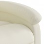 Electric lift recliner massage chair in cream velvet by , Armchairs - Ref: Foro24-3204342, Price: 346,97 €, Discount: %