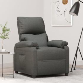 Sillón reclinable de tela gris oscuro de , Sillones - Ref: Foro24-344904, Precio: 190,49 €, Descuento: %