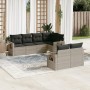 Garden sofa set 7 pieces with light gray PE rattan cushions by , Garden sets - Ref: Foro24-3252749, Price: 571,87 €, Discount: %