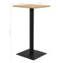 Bistro table in oak color, 50x50x107 cm by , Kitchen and dining tables - Ref: Foro24-321924, Price: 125,25 €, Discount: %