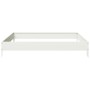 Arriate de acero blanco 100x100x18,5 cm de , Maceteros y jardineras - Ref: Foro24-851011, Precio: 44,99 €, Descuento: %