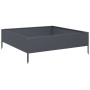 Anthracite grey steel flowerbed 100x100x33.5 cm by , Pots and planters - Ref: Foro24-851026, Price: 63,99 €, Discount: %