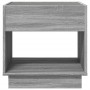 Coffee table with Infinity LED gray Sonoma 50x50x50 cm by , Nightstands - Ref: Foro24-3284089, Price: 106,48 €, Discount: %