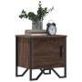 Engineered wood brown oak bedside table 40x30x40 cm by , Nightstands - Ref: Foro24-848522, Price: 40,22 €, Discount: %