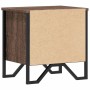 Engineered wood brown oak bedside table 40x30x40 cm by , Nightstands - Ref: Foro24-848522, Price: 40,22 €, Discount: %