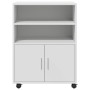 Rollschrank aus weißem Ingenieurholz 60x48x81 cm von , Aktenschränke - Ref: Foro24-853164, Preis: 91,79 €, Rabatt: %