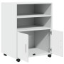 Rollschrank aus weißem Ingenieurholz 60x48x81 cm von , Aktenschränke - Ref: Foro24-853164, Preis: 91,79 €, Rabatt: %