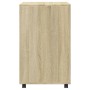 Engineered wood rolling cabinet in Sonoma oak, 60x48x81 cm. by , Filing cabinets - Ref: Foro24-853166, Price: 81,99 €, Discou...