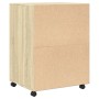 Engineered wood rolling cabinet in Sonoma oak, 60x48x81 cm. by , Filing cabinets - Ref: Foro24-853166, Price: 81,99 €, Discou...