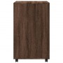 Engineered wood brown oak 60x48x81 cm wheeled cabinet by , Filing cabinets - Ref: Foro24-853170, Price: 84,10 €, Discount: %