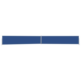 Toldo lateral retráctil para patio azul 140x1200 cm de vidaXL, Sombrillas - Ref: Foro24-313391, Precio: 92,99 €, Descuento: %