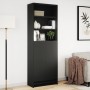 LED sideboard in black engineered wood 69x32.5x200 cm by , Sideboards - Ref: Foro24-3307906, Price: 172,32 €, Discount: %