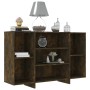 Smoked oak engineered wood sideboard 120x30x75 cm by vidaXL, Sideboards - Ref: Foro24-813065, Price: 64,99 €, Discount: %