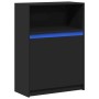 LED sideboard in black engineered wood 72x34x100 cm by , Sideboards - Ref: Foro24-852160, Price: 93,97 €, Discount: %