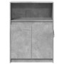 Sideboard with LED in gray concrete engineered wood 72x34x100 cm by , Sideboards - Ref: Foro24-852162, Price: 88,97 €, Discou...