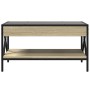 Mesa de centro con Infinity LED roble Sonoma 70x50x38 cm de , Mesas de centro - Ref: Foro24-847703, Precio: 105,40 €, Descuen...