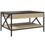 Coffee table with Infinity LED Sonoma oak 70x50x38 cm by , Coffee table - Ref: Foro24-847703, Price: 105,40 €, Discount: %