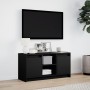 Mueble de TV con LED madera de ingeniería negro 100x34x50 cm de , Muebles TV - Ref: Foro24-852188, Precio: 82,80 €, Descuento: %