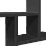 Wall shelves 2 units engineered wood black 50x12x50 cm by , Shelves and shelves - Ref: Foro24-853255, Price: 24,51 €, Discoun...