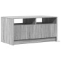 Center table with LED lights in Sonoma gray engineered wood by , Coffee table - Ref: Foro24-851996, Price: 97,15 €, Discount: %