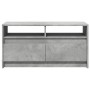 Mesa de centro con luces LED madera de ingeniería gris hormigón de , Mesas de centro - Ref: Foro24-851994, Precio: 94,25 €, D...