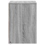 Bedside tables with LED lights 2 units engineered wood gray Sonoma by , Nightstands - Ref: Foro24-852044, Price: 100,13 €, Di...