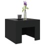 Coffee table with Infinity LED black 40x40x30 cm by , Coffee table - Ref: Foro24-847596, Price: 71,99 €, Discount: %