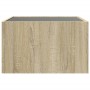 Coffee table with Infinity LED Sonoma oak 50x50x30 cm by , Coffee table - Ref: Foro24-847604, Price: 82,39 €, Discount: %