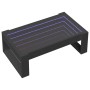 Mesa de centro con Infinity LED negro 90x53x30 cm de , Mesas de centro - Ref: Foro24-847638, Precio: 115,88 €, Descuento: %