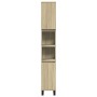 Bathroom cabinet in oak Sonoma plywood 30x30x190 cm by , Bathroom furniture - Ref: Foro24-849669, Price: 93,99 €, Discount: %